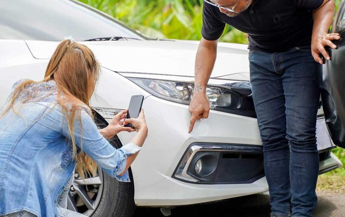 minor car accident​